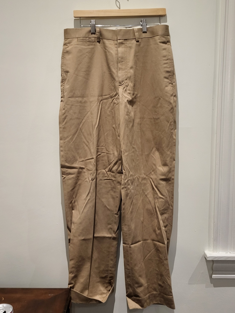 L.L. Bean Men's Khaki Straight-Leg Chinos